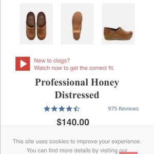 Dansko Clogs~ Distressed Honey~ worn a dozen times. Please see pics attached.